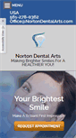 Mobile Screenshot of nortondentalarts.com